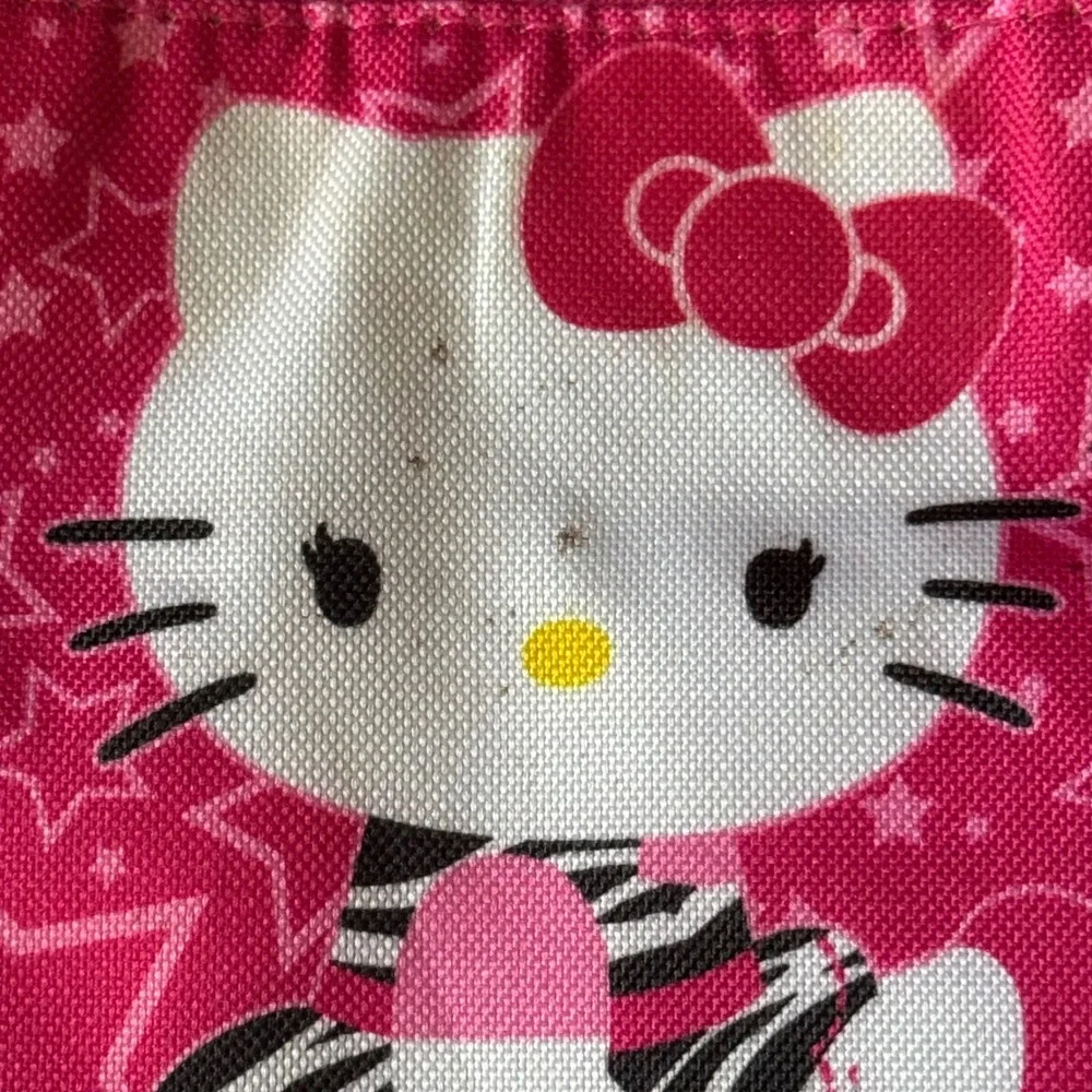 Sanrio‎ Hello Kitty Pink Star Zebra Print Mini Tote Bag Kids Small Handbag